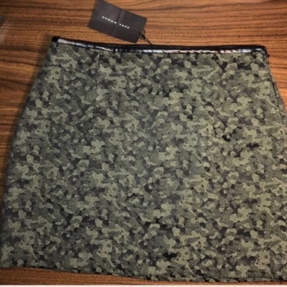 🦚ZARA🦚ELEGANT CAMO MINI VEGAN LEATHER TRIM🦚 - Picture 5 of 7